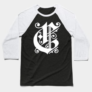 Silver Letter C Baseball T-Shirt